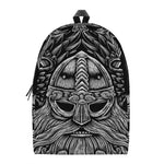 God Odin With Huginn And Muninn Print Backpack