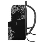 God Odin With Huginn And Muninn Print Backpack