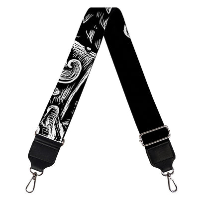 God Odin With Huginn And Muninn Print Bag Strap