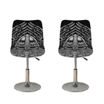 God Odin With Huginn And Muninn Print Bar Stool Covers