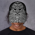 God Odin With Huginn And Muninn Print Baseball Cap