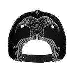 God Odin With Huginn And Muninn Print Baseball Cap