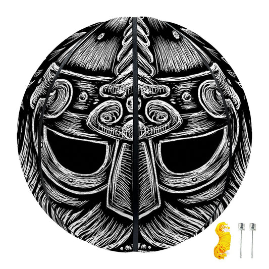 God Odin With Huginn And Muninn Print Basketball