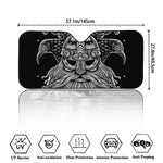God Odin With Huginn And Muninn Print Car Windshield Sun Shade