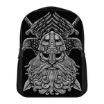 God Odin With Huginn And Muninn Print Casual Backpack