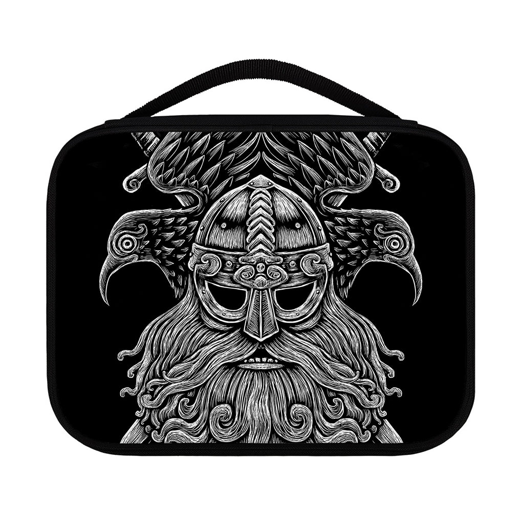 God Odin With Huginn And Muninn Print Classic Bible Case