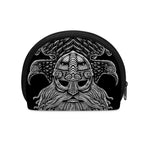 God Odin With Huginn And Muninn Print Coin Purse