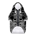 God Odin With Huginn And Muninn Print Dog Zip Up Hoodie