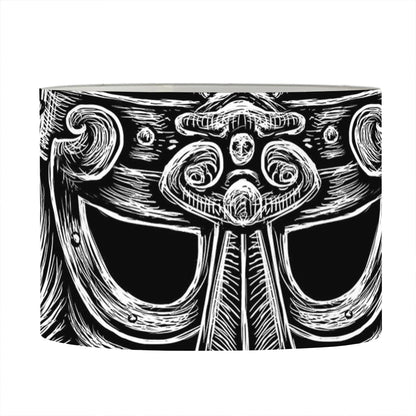 God Odin With Huginn And Muninn Print Drum Lamp Shade