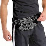 God Odin With Huginn And Muninn Print Fanny Pack