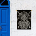 God Odin With Huginn And Muninn Print Garden Flag
