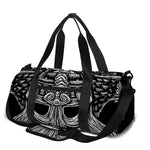 God Odin With Huginn And Muninn Print Gym Bag