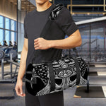 God Odin With Huginn And Muninn Print Gym Bag