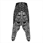 God Odin With Huginn And Muninn Print Hammer Pants