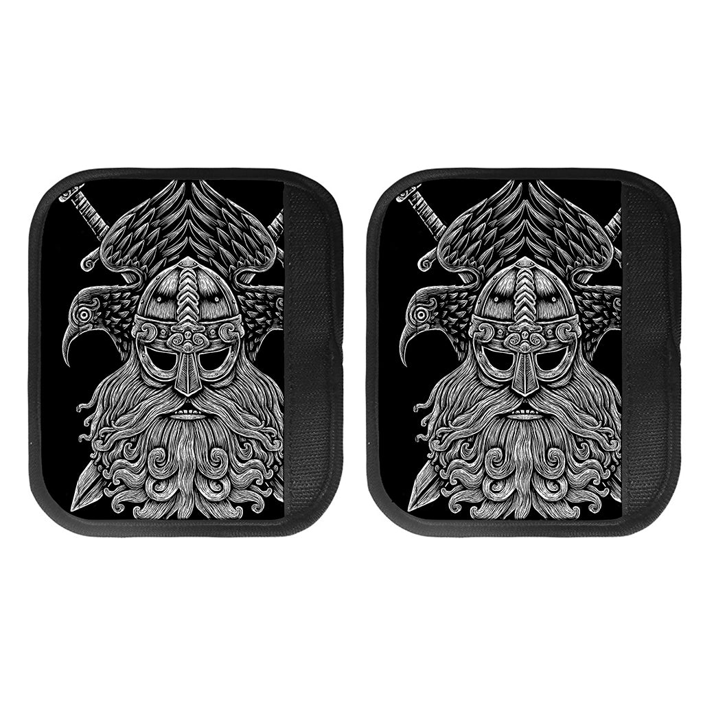 God Odin With Huginn And Muninn Print Handle Covers