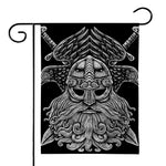 God Odin With Huginn And Muninn Print House Flag