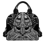 God Odin With Huginn And Muninn Print Insulated Lunch Bag