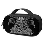 God Odin With Huginn And Muninn Print Insulin Cooler Travel Case