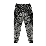 God Odin With Huginn And Muninn Print Jogger Pants