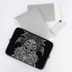 God Odin With Huginn And Muninn Print Laptop Sleeve