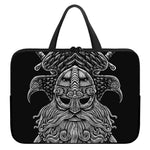 God Odin With Huginn And Muninn Print Laptop Sleeve With Handle