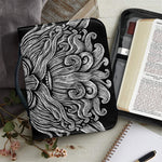 God Odin With Huginn And Muninn Print Leather Bible Cover