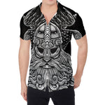 God Odin With Huginn And Muninn Print Men's Shirt