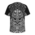 God Odin With Huginn And Muninn Print Men's Sports T-Shirt