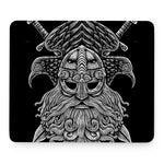 God Odin With Huginn And Muninn Print Mouse Pad