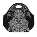 God Odin With Huginn And Muninn Print Neoprene Lunch Bag