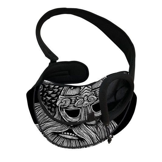God Odin With Huginn And Muninn Print Pet Sling Carrier
