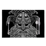 God Odin With Huginn And Muninn Print Placemat