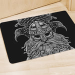 God Odin With Huginn And Muninn Print Polyester Doormat