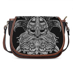 God Odin With Huginn And Muninn Print Saddle Bag