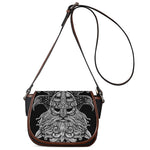 God Odin With Huginn And Muninn Print Saddle Bag