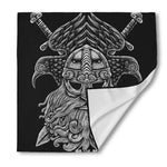 God Odin With Huginn And Muninn Print Silk Bandana