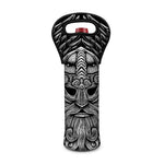God Odin With Huginn And Muninn Print Single Neoprene Wine Tote