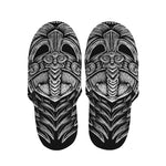 God Odin With Huginn And Muninn Print Slippers