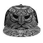 God Odin With Huginn And Muninn Print Snapback Cap