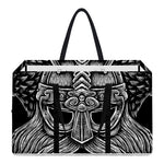 God Odin With Huginn And Muninn Print Utility Tote Bag