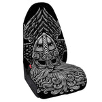 God Odin With Huginn And Muninn Print Waterproof Car Seat Cover