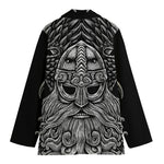God Odin With Huginn And Muninn Print Women's Blazer