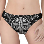 God Odin With Huginn And Muninn Print Women's Thong