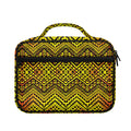 Gold African Ethnic Tribal Pattern Print Briefcase Bible Bag