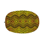 Gold African Ethnic Tribal Pattern Print Car Side Mirror Covers