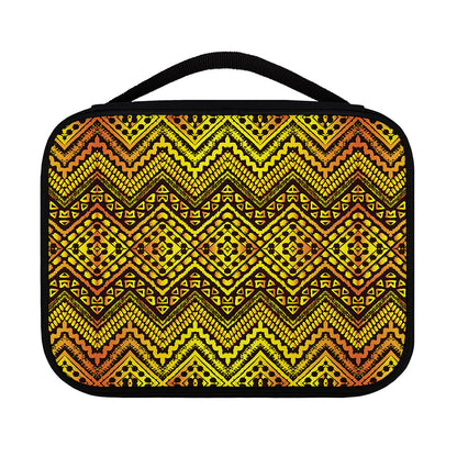 Gold African Ethnic Tribal Pattern Print Classic Bible Case