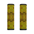 Gold African Ethnic Tribal Pattern Print Handle Covers