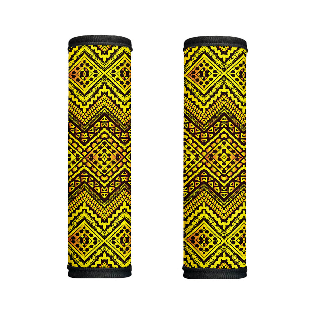 Gold African Ethnic Tribal Pattern Print Handle Covers