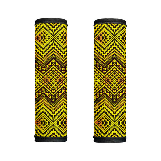 Gold African Ethnic Tribal Pattern Print Handle Covers