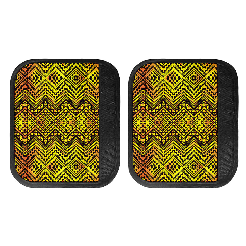 Gold African Ethnic Tribal Pattern Print Handle Covers